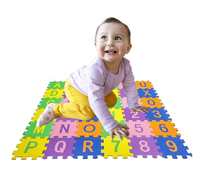 Alphabet & Number Floor Mats for Kids