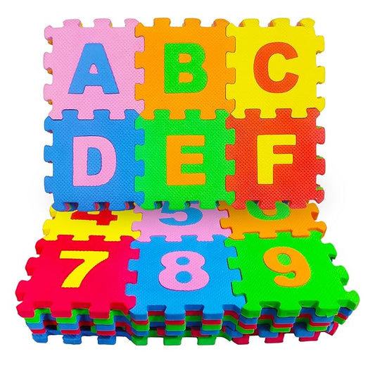 Alphabet & Number Floor Mats for Kids