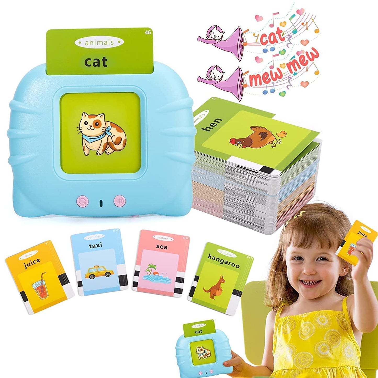 Audible Flashcard Toy