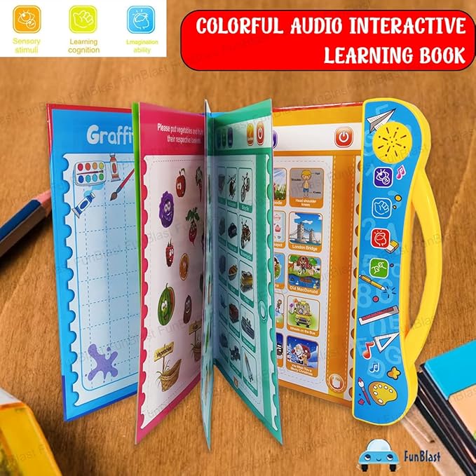 Colorful Audio Interactive Learning Book