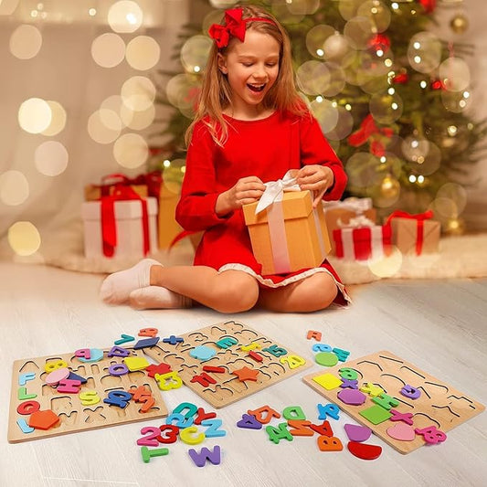 Wooden Learning Educational Board